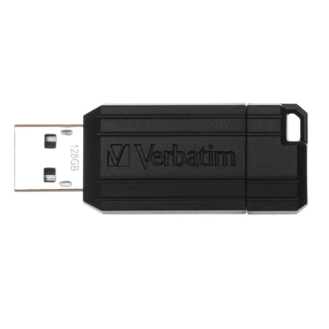 USB-накопичувач Verbatim PinStripe 128GB USB 2.0 Black (49071)
