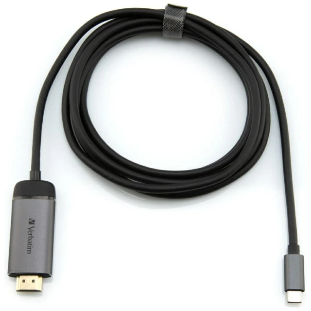 Адаптер Verbatim USB-C - HDMI 4K 1.5m Silver (49144)