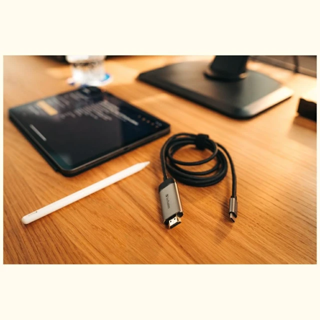 Адаптер Verbatim USB-C - HDMI 4K 1.5m Silver (49144)