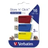 Флешка Verbatim Store 'n' Click USB 3.0 16GB (3 шт.) (49306)