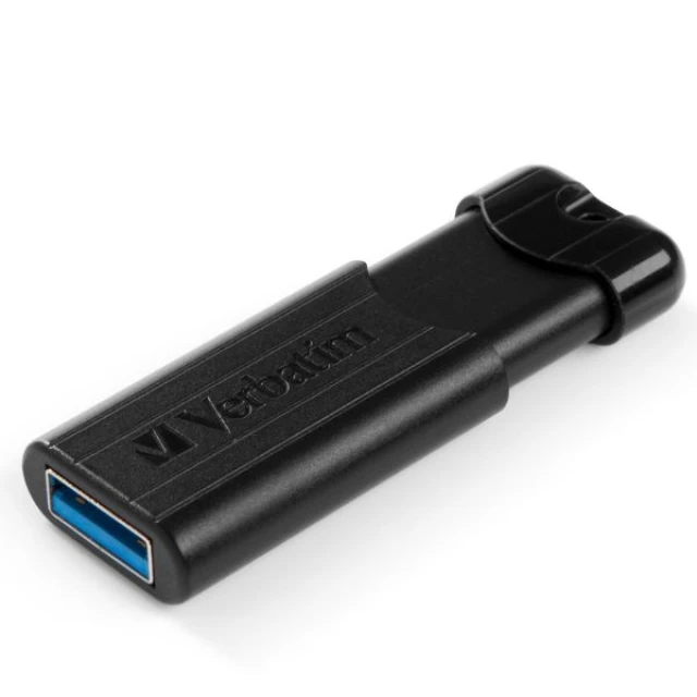 USB-флешка Verbatim 16GB USB-A 3.2 PinStripe Black (49316)