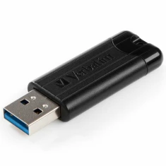 Флешка Verbatim PinStripe 64GB USB-A 3.2 Black (49318)