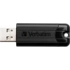 Флешка Verbatim PinStripe 64GB USB-A 3.2 Black (49318)