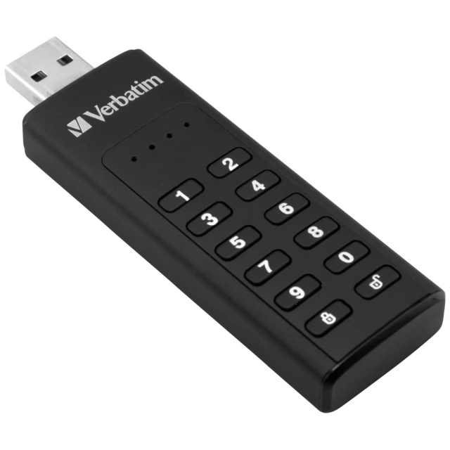 Диск зовнішній Verbatim Keypad Secure USB 3.2 Gen 1 64GB Black (49428)