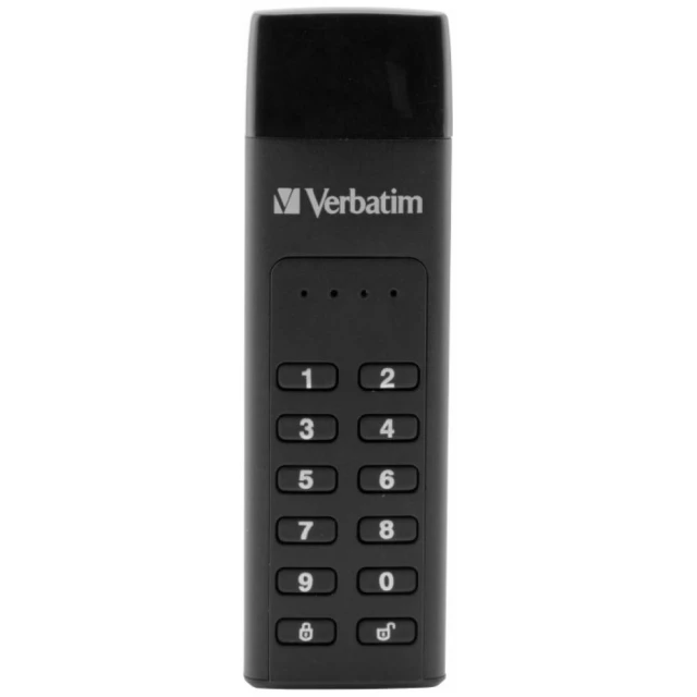 Зовнішній накопичувач Verbatim Keypad Secure 64GB USB-C 3.1 Gen 1 Black (49431)