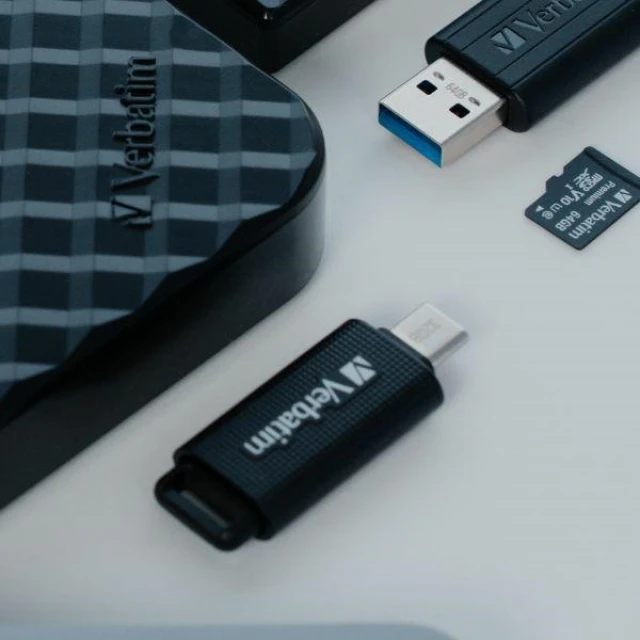 Флешка Verbatim 32GB USB-C Black (49457)