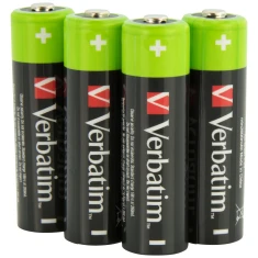Акумулятор Verbatim AA 2500mAh NiMH Premium HR6 4шт Black (49517)