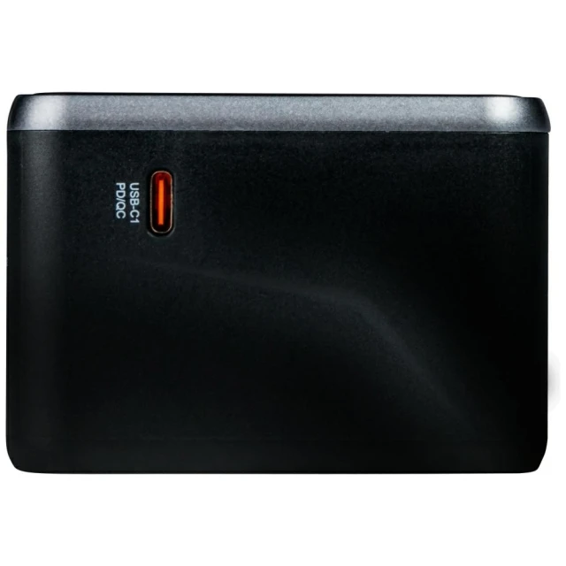 Адаптер Verbatim подорожній EU/UK/US 3xUSB-A/2xUSB-C PD 61W UTA-04 Black (49546)
