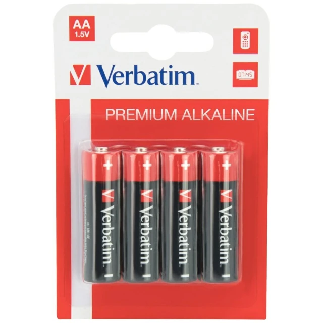 Батарея Verbatim alkaline AA LR6 4 шт (49921)