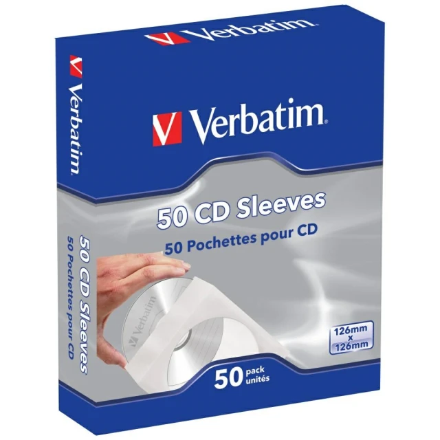 Конверты бумажные Verbatim CD 50шт White (49992)