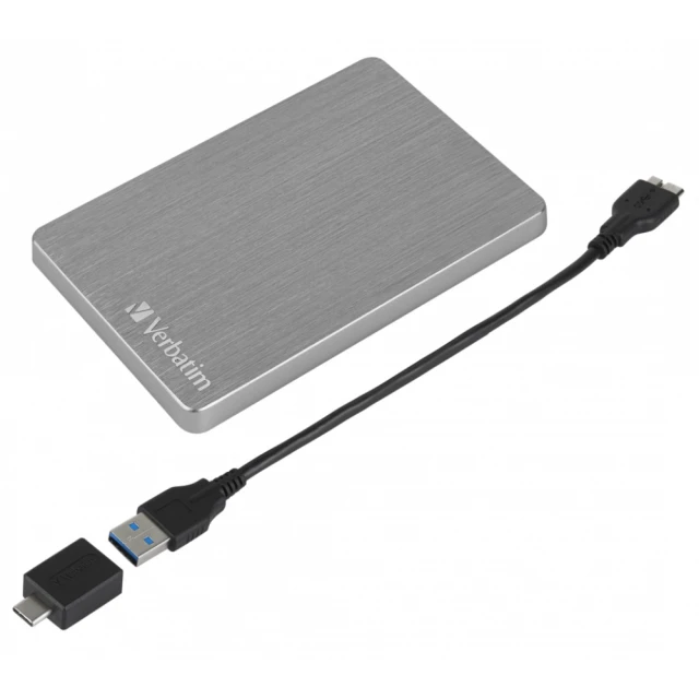 Зовнішній диск Verbatim Store n Go 1TB USB 3.0 Gray (53662)