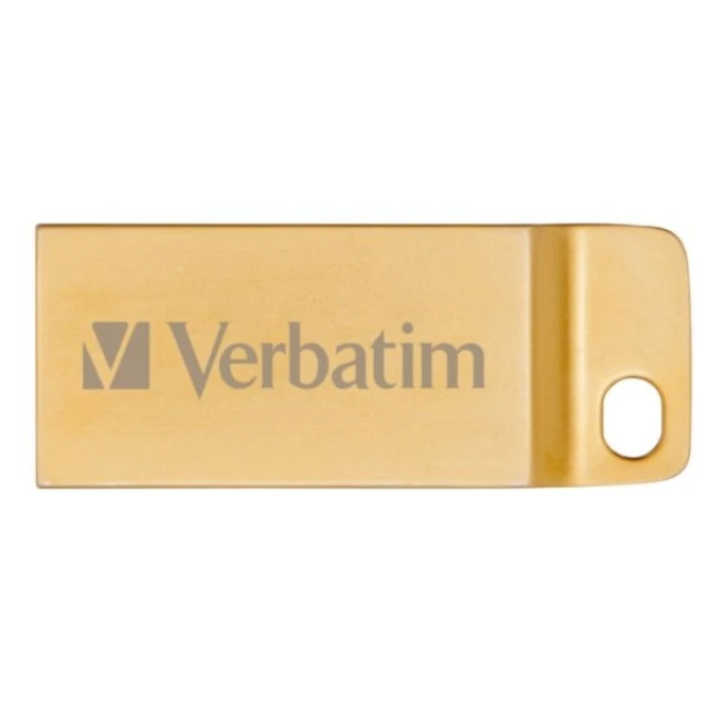 Флешка Verbatim Metal Executive 64GB USB-A 3.2 Gold (99106)