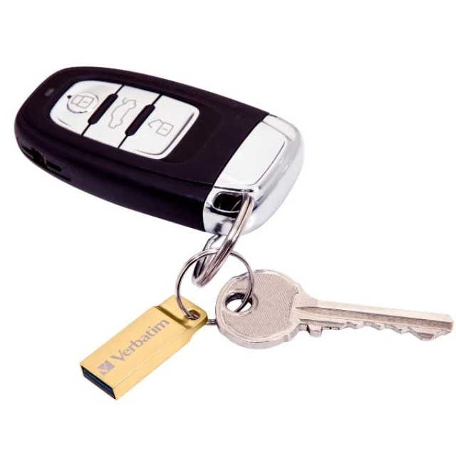 Флешка Verbatim Metal Executive 64GB USB-A 3.2 Gold (99106)