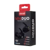 Навушники MAXELL Mini Duo бездротові TWS Black (025215503993)