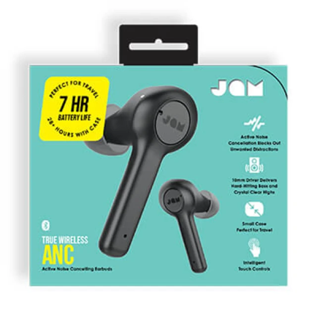 Навушники Jam TWS ANC Bluetooth Black (031262099853)