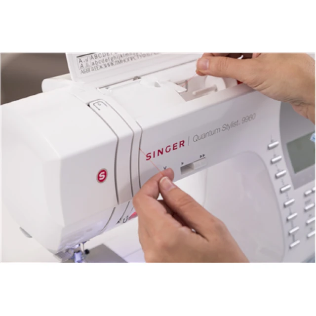Швейна машина Singer Quantum Stylist 9960 600 швів 13 петель White (0374318830490)