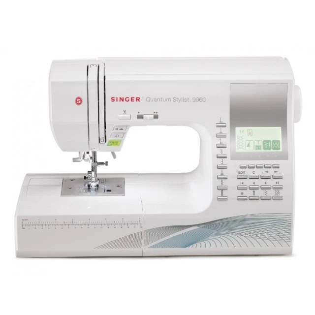 Швейна машина Singer Quantum Stylist 9960 600 швів 13 петель White (0374318830490)