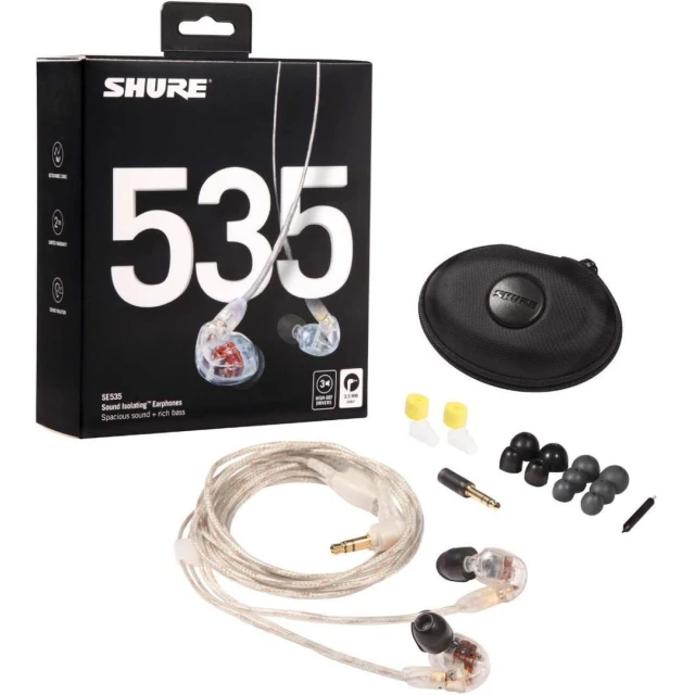 Навушники Shure SE535 Clear (042406178587)