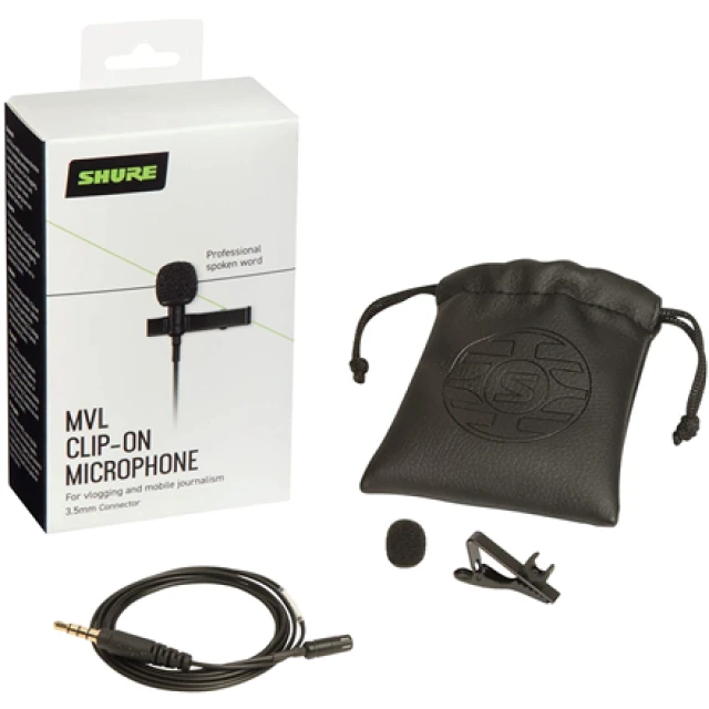 Мікрофон Shure MVL петличний для смартфона або планшета (042406677806)