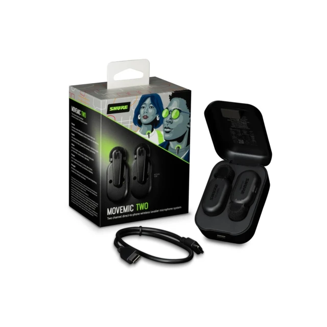 Микрофонная радиосистема Shure MoveMic MV-TWO-Z6 2 беспроводных микрофона с кейсом (042406772891)
