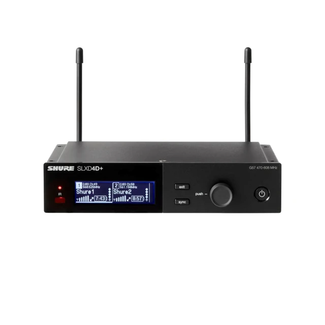 Мікрофонна радіосистема Shure SLXD24D+E/58-G65 подвійна з капсулями SM58 (042406902489)