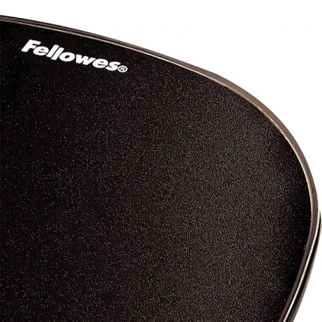 Килимок для миші Fellowes Crystal з гелевою подушкою Black (043859527175)