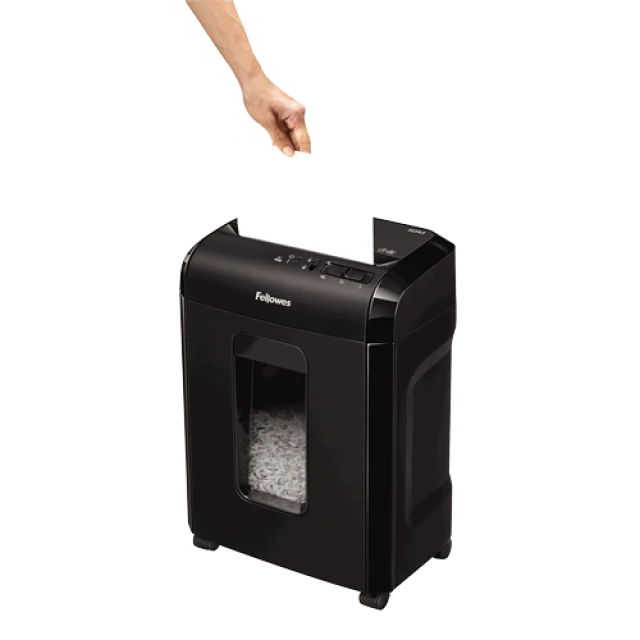 Шредер Fellowes Powershred 10M P-4 19 л Black (043859743537)