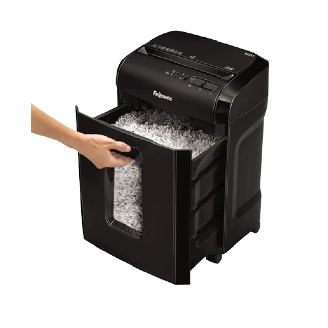 Шредер Fellowes Powershred 10M P-4 19 л Black (043859743537)