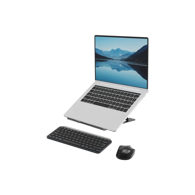 Підставка для ноутбука Fellowes Alumia портативна Black (043859808212)