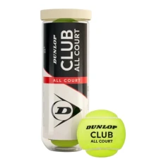 М'ячі тенісні Dunlop Club All Court, 3 шт., Yellow (4556618199)