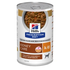 Вологий корм для собак Hill's Prescription Diet k/d з куркою 354 г (052742021386)