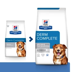 Ветеринарна дієта для собак Hill's Prescription Diet Derm Complete для шкіри 1,5 кг (052742042329)