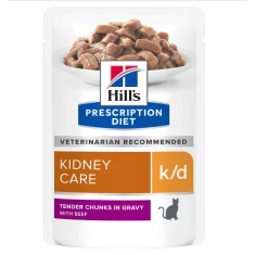 Вологий корм для котів Hill's Prescription Diet k/d Kidney Care з яловичиною 85 г (052742341101)