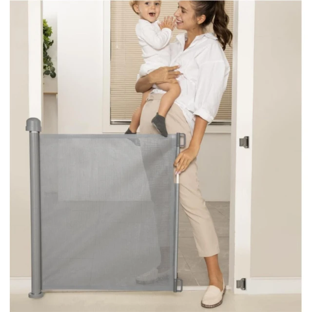 Розсувні дитячі ворота безпеки Momcozy M21SSAM08 140 см Grey (0647168301718)
