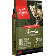 Сухий корм для котів Orijen Tundra з качкою, фореллю та олениною 5,4 кг (064992283544)