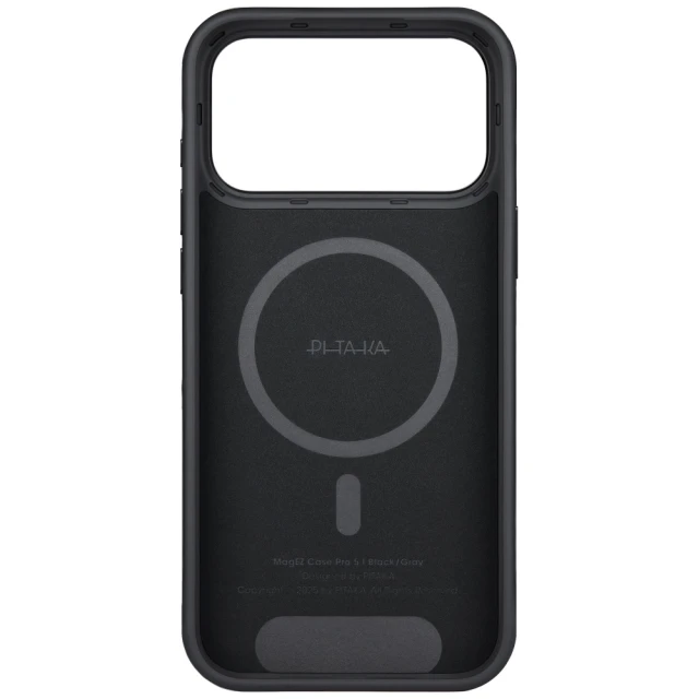 Чехол Pitaka Aramid UltraGuard для iPhone 17 Pro Max Black Grey with MagSafe (KI1701PBM)
