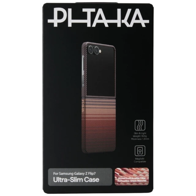 Чохол Pitaka Ultra-Slim для Samsung Galaxy Flip7 (F766) Sunset with MagSafe (FSFLIP7)