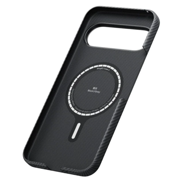 Чохол Pitaka Ultra-Slim для Google Pixel 10 | 10 Pro Black Grey (GPB2501)