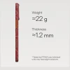 Чохол Pitaka Monogram-Gold/Red Ultra-Slim для iPhone 17 Pro Gold/Red (KI1702PTK)