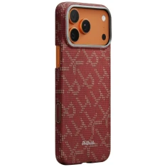 Чохол Pitaka Monogram-Gold/Green Ultra-Slim для iPhone 17 Pro Max Gold/Green (KI1702PTKP)