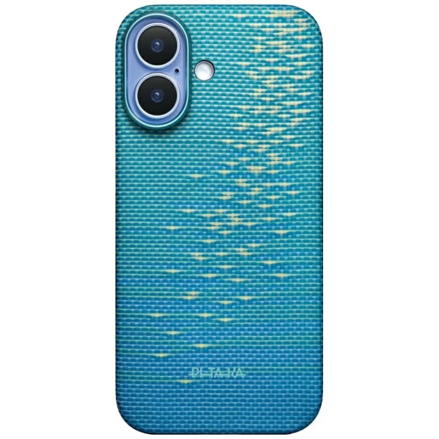 Чехол Pitaka Ultra-Slim для iPhone 17 Lucid Blue with MagSafe (KI1702AG)