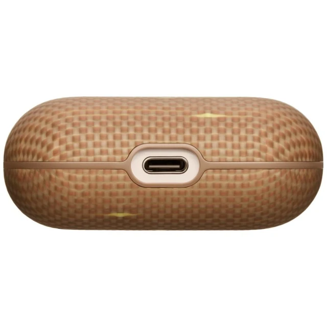 Чехол Pitaka Aramid Fiber для AirPods Pro 3 золотистый (APM2504)