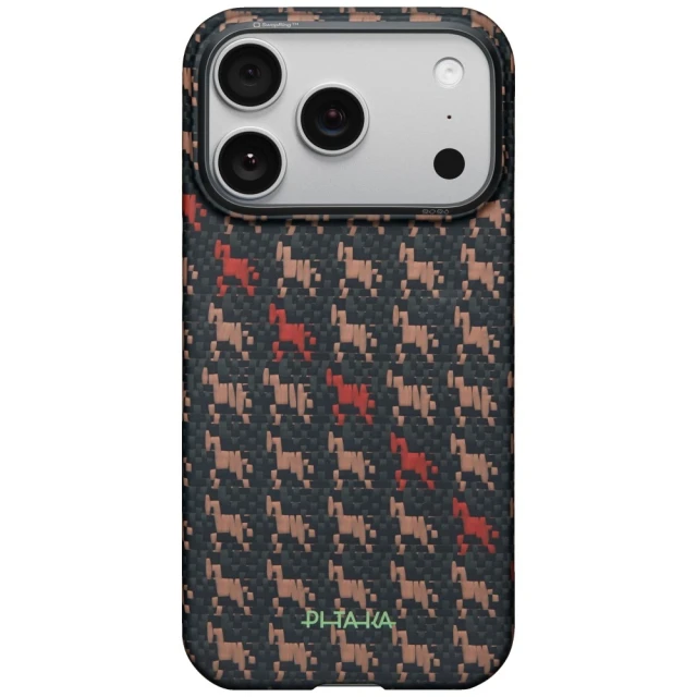 Чехол Pitaka Edge Case Happiness Rides In для iPhone 17 Pro Black (HR1707P)