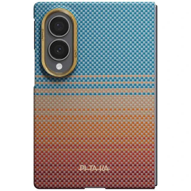 Чехол Pitaka California Dream 01 Edge Case для Samsung Galaxy Fold 8 Orange (FSWFold8)