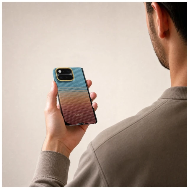 Чохол Pitaka California Dream 01 Edge Case для Google Pixel 11 Pro Fold Orange (GPB2602PF)
