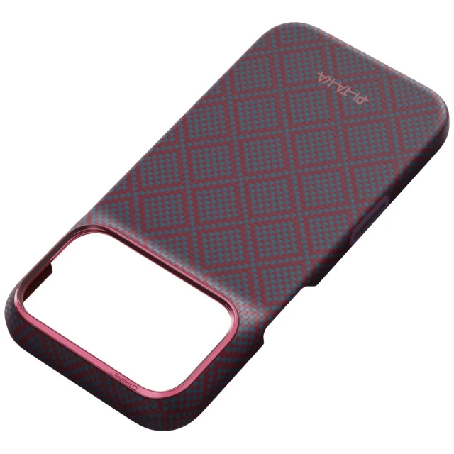 Чохол Pitaka Edge Case Argyle для iPhone 18 Pro | 17 Pro Blue Red (KI1818P)