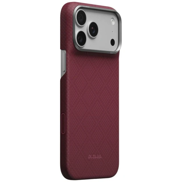Чохол Pitaka Edge Case Argyle для iPhone 18 Pro Max | 17 Pro Max Burgundy (KI1817PM)