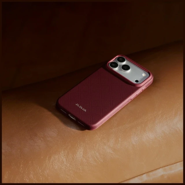 Чохол Pitaka Summa Case для iPhone 18 Pro | 17 Pro Burgundy (KI1805SP)