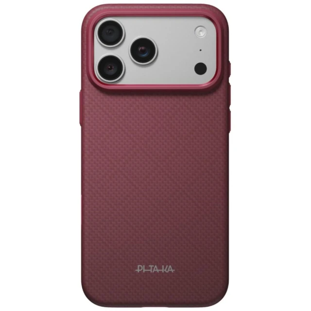 Чохол Pitaka Summa Case для iPhone 18 Pro Max | 17 Pro Max Burgundy (KI1805SPM)