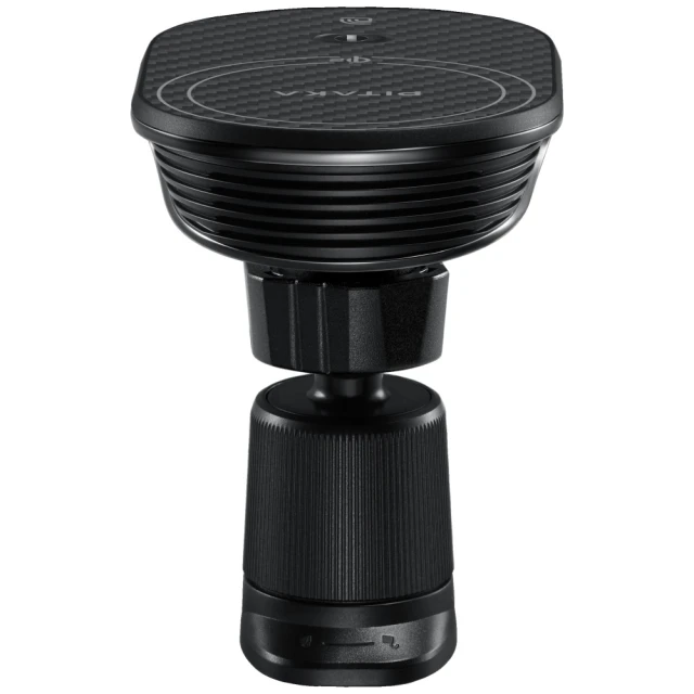 Автотримач з функцією бездротової зарядки Pitaka MagEZ Pro 2 15W Black Grey with MagSafe (CM2402N)